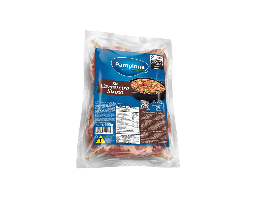 INGREDIENTES PARA CARRETEIRO SUÍNO PAMPLONA 600 G (CX 11 PCT)